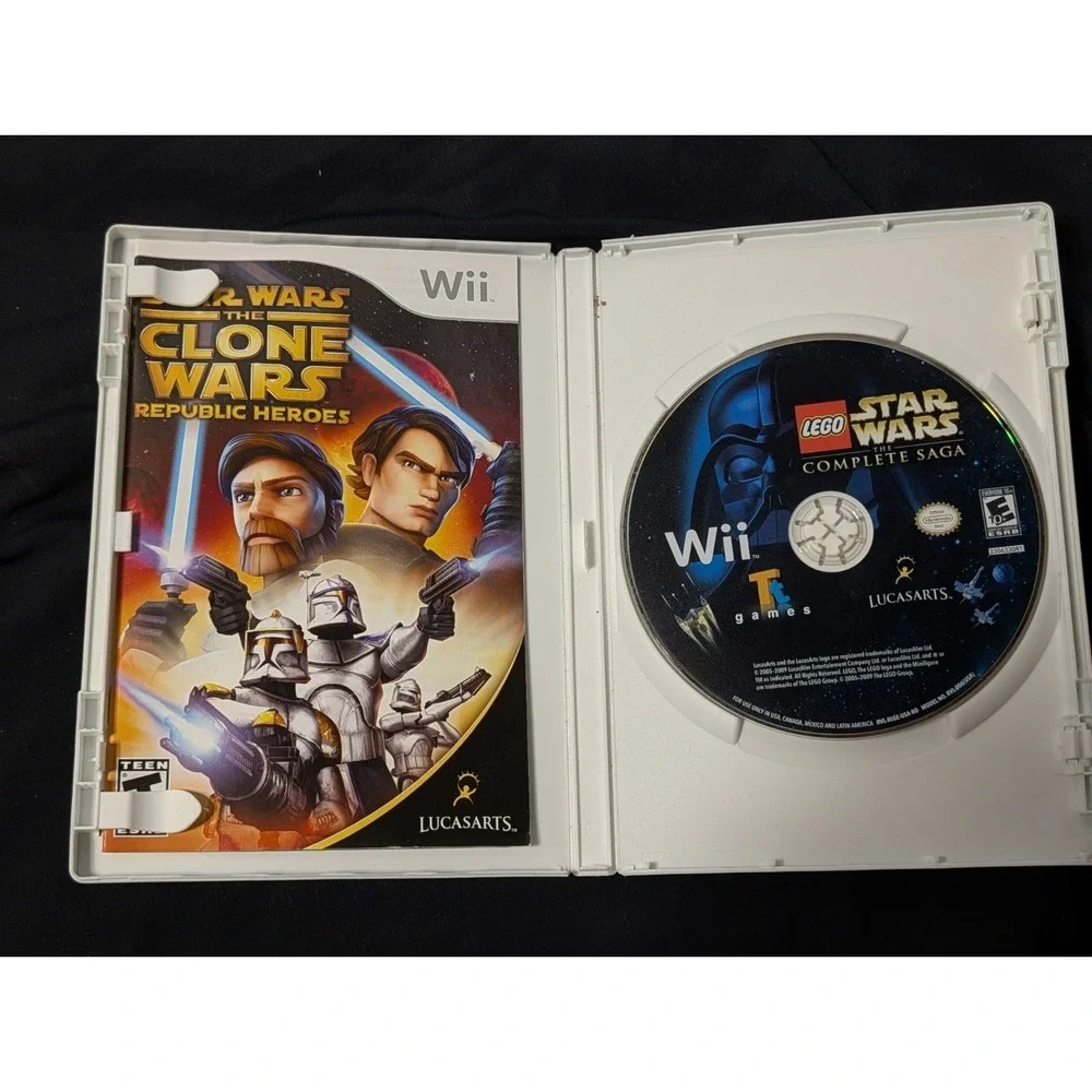 Star Wars: The Clone Wars - Republic Heroes Nintendo Wii Game TestedCIB